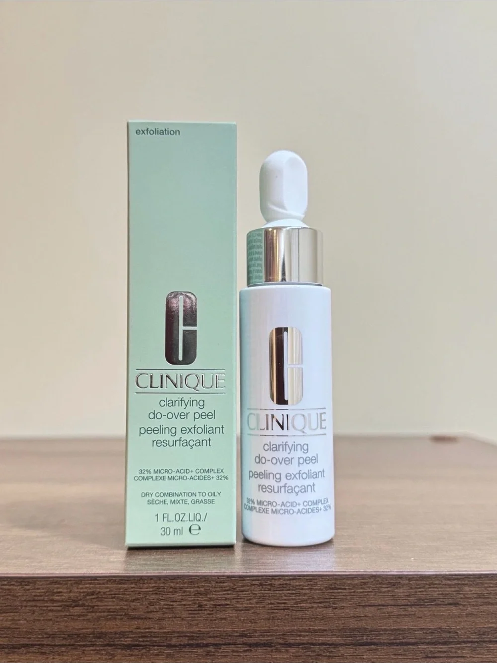 Clinique Clarifying Do-Over Peel Peeling Exfoliant, 1oz/30ml New